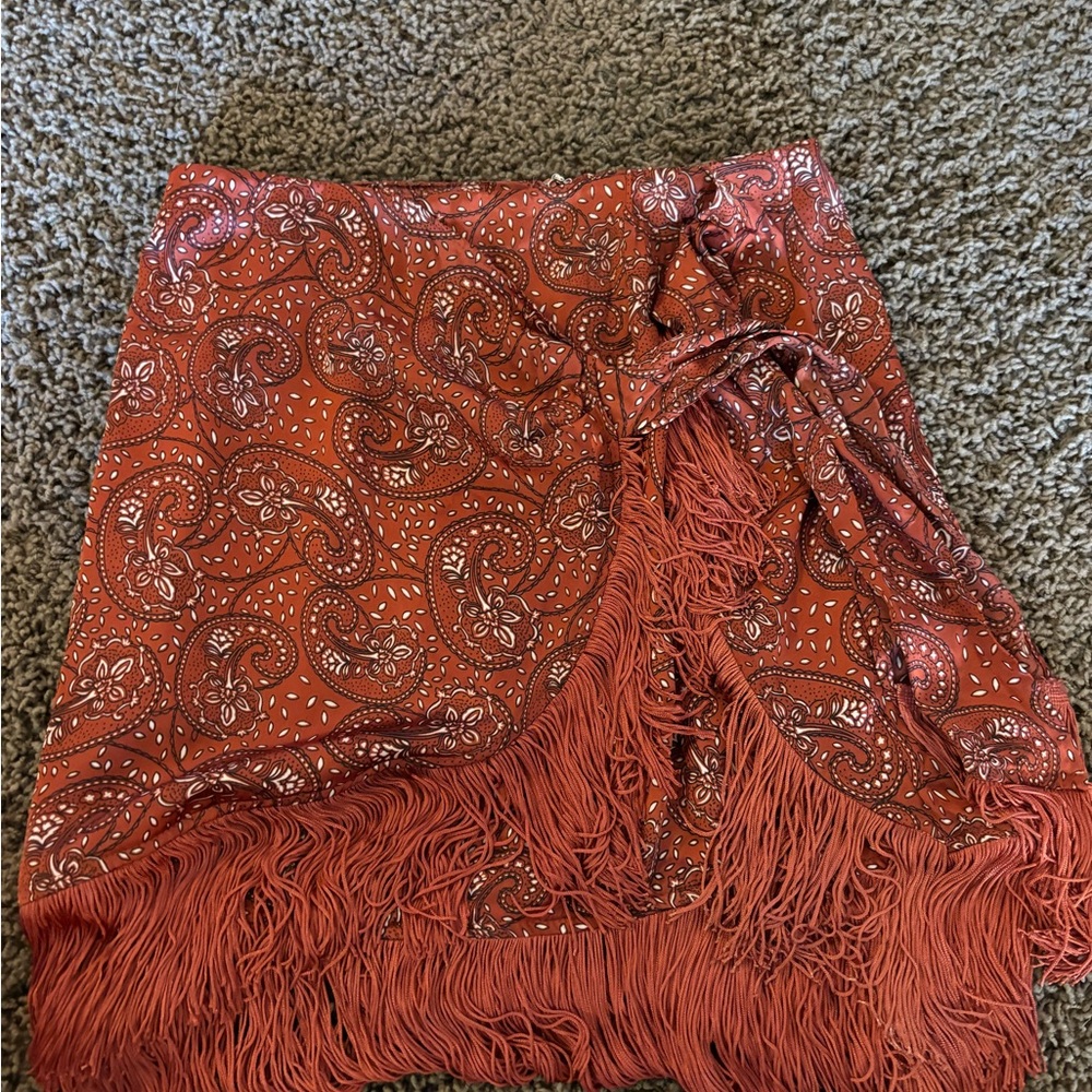 Dress Forum Terracotta Paisley Skirt